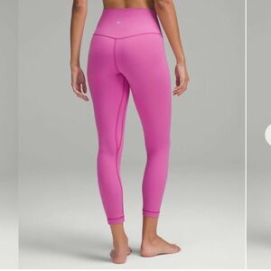 NWT Lululemon Align High-Rise Pant 25" Pow Pink Tone